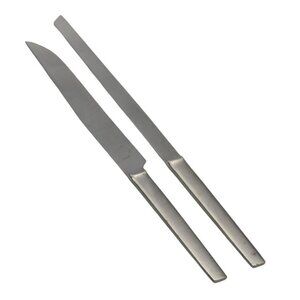 2 Vintage Midcentury Arthur Salm AS Austria Stainless Knives Carving Knife Set